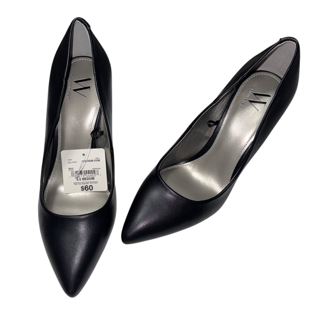 Worthington Zito Black Pointed Toe Stiletto Pumps Women's SZ/ 9.5